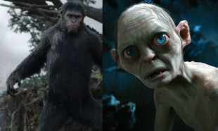 Gollum e Cesare sono animati con la stessa tecnica e impersonati dallo stesso attore, Andy Serkis