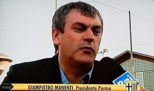 Il presidente del Parma Manenti, recentemente arrestato