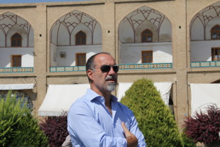 Marcello De Angelis, nel luglio scorso in Iran