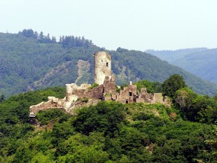 Le rovine del castello di Winneburg