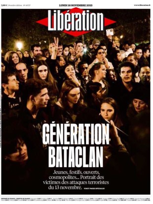 La prima pagina del quotidiano della sinistra francese Liberation