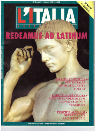 Una storica copertina de L'Italia settimanale