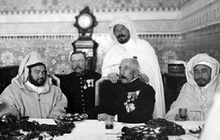 Il generale con il sultano Yussuf