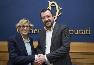 Giulia Bongiorno e Matteo Salvini