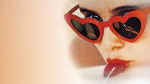 Un particolare del manifesto del film Lolita, nella trasposizione di Stanley Kubrick