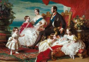 La famiglia reale. Olio di Franz Xaver Winterhalter, 1847