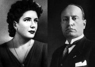 Claretta Petacci e Benito Mussolini