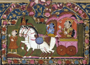 Krishna Arjun chariot