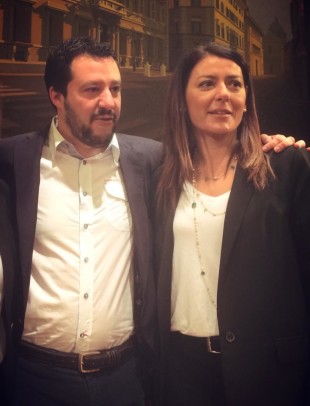 Matteo Salvini e Barbara Saltamartini da FB