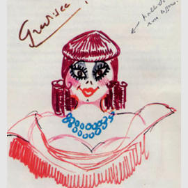 La Gradisca - Disegno di Federico Fellini