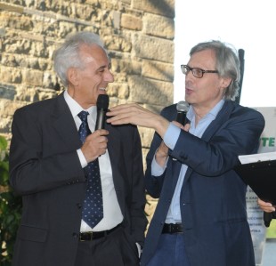 Vittorio Sgarbi anticonformista mattatore delle ultime edizioni dell'AcquiAmbiente