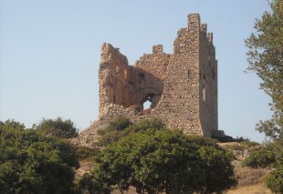 Una torre di avvistamento nell'isola di Chios