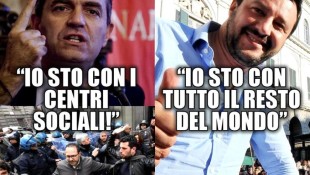 De Magistris e Salvini