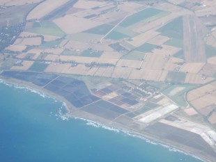 Foto aerea dell'ex aeroporto militare di Tarquinia