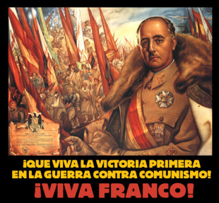 Un manifesto celebrativo di Francisco Franco