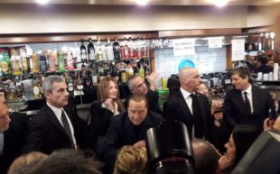Silvio Berlusconi nella campagna elettorale sarda