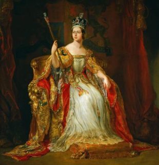 La Regina Vittoria. Incoronazione, Olio di George Hayter, 1838, National Portrait Gallery, London